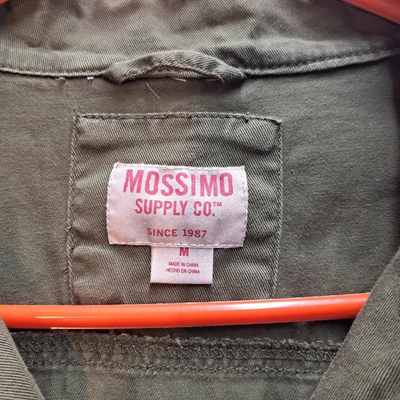 Mossimo Supply Co. Vintage Army Green Utility Jacket Women's Size Medium. - Picture 6 of 10